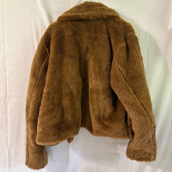 Rock & Roll Cowgirl Brown Faux Fur Jacket - Picture 3 of 7